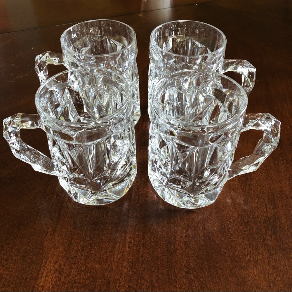 Tiffany & Co. Rock Cut Beer Mugs